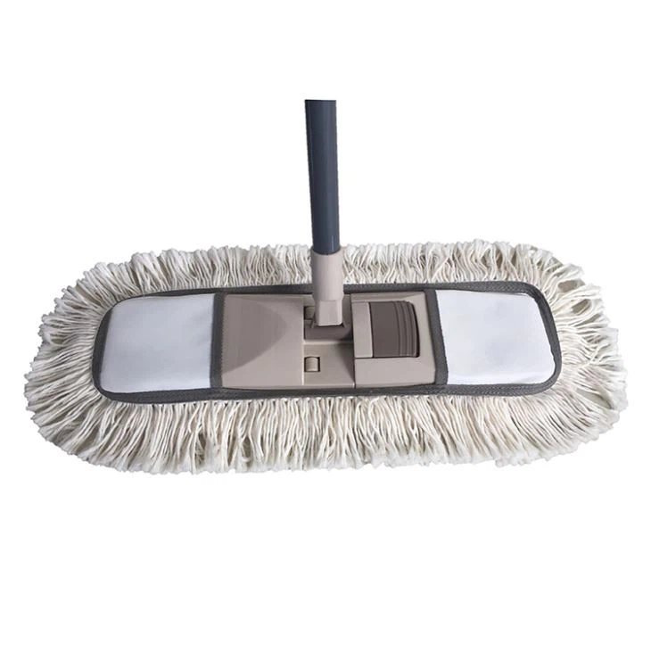 Cotton Flat Mop with Plastic Frame