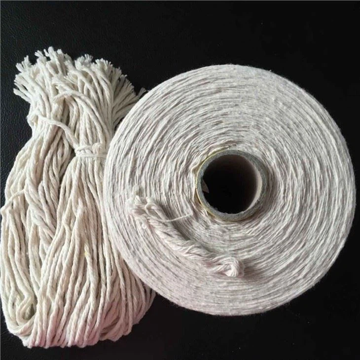Multi-ply Cotton Polyester Blended Recycled Mop Yarn