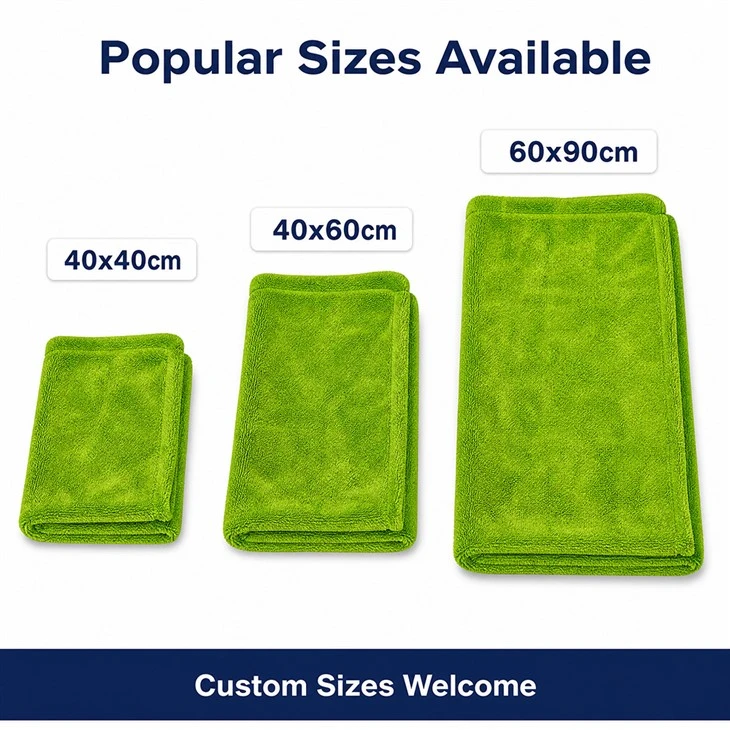 Super Absorbent 1200gsm twisted Loop Microfiber Car high quality