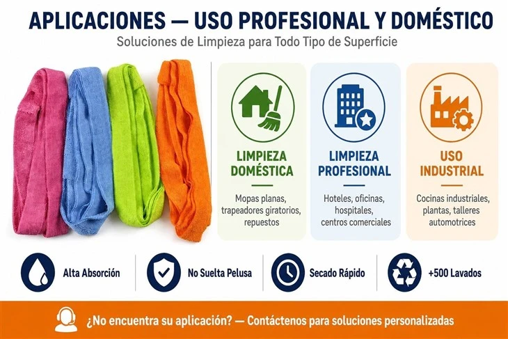 Tiras De Microfibra 3.5cm 4cm 80/20 Polyester Polyamide Mop Making Material 200-320GSM For Trapeadores suppliers
