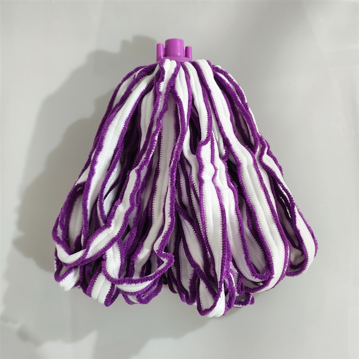 Free Sample Customizable 250g Microfiber Strip Cleaning Floor Mop Head factory