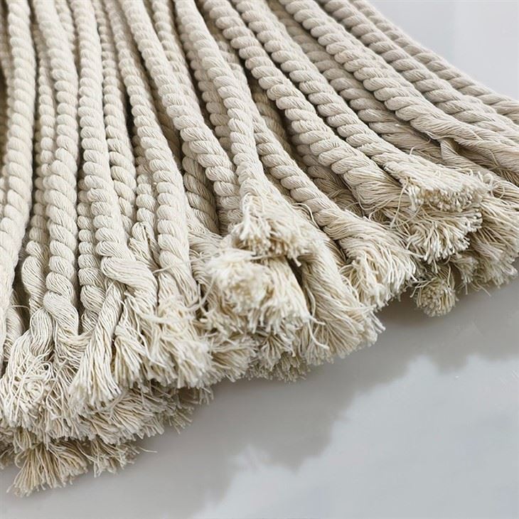 Water Absorption Natural White Multiply Cotton Open End Yarn Kentucky Mop Head factory